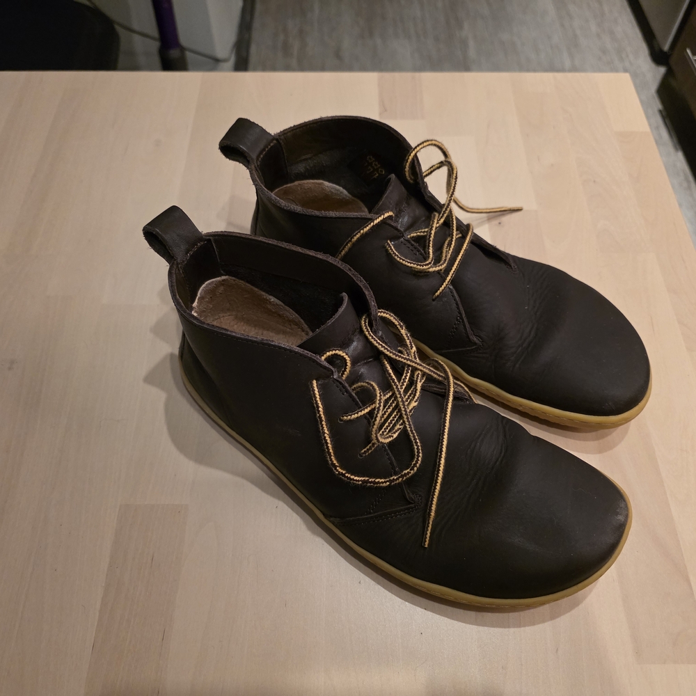 Vivo Barefoot Dark Brown Chukka Boots